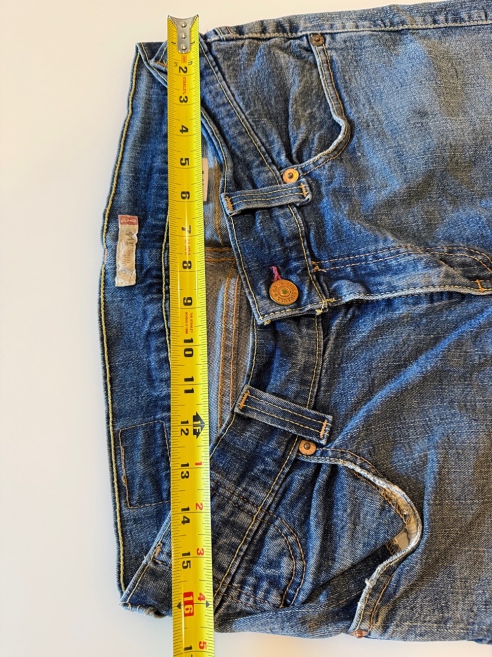 Women’s 504 Slouch Skinny Slim Straight Blue Jeans - Picture 3 of 14